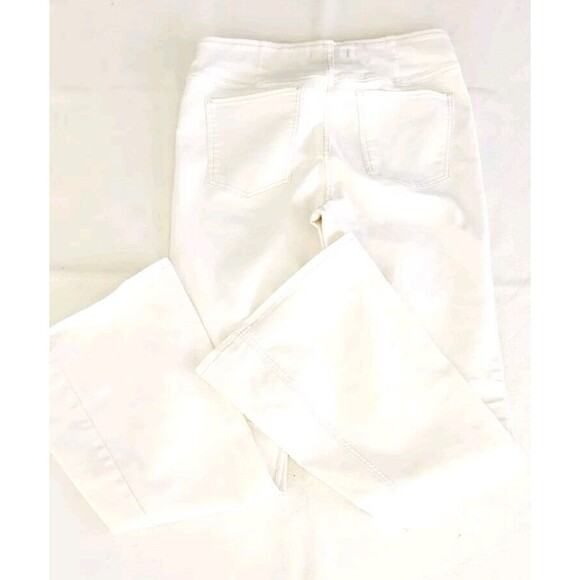 Free People Penny Pull On Flare Jeans Ivory White Stretch 31 - Picture 2 of 9